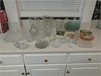 Lot Of Pressed Glass, Wexford & More