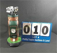 Golf Bag Radio Alarm Clock