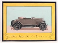 Original Ford Roadster Artwork