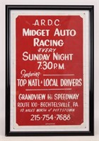 ARDC Midget Auto Racing Poster