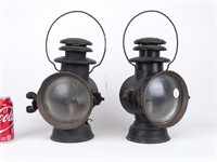 Pair Dietz Union Driving Lamps