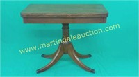 Antique Game Folding Top Table