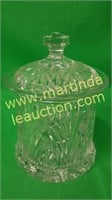 Crystal Lidded Container/Decor