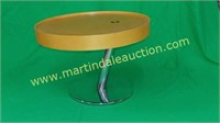 Round Wooden Modern Accent Table