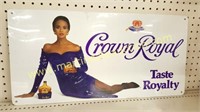 Crown Royal Metal "Taste Royalty" Sign