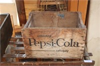 Antique Wooden Pepsi Cola Crate some damage