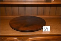Wooden Lazy Suzan for Table 17.75" Diam