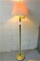 Brass Floor Lamp w/Shade