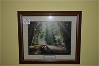 Large Framed Print - Psalm 29:11 The Lord will