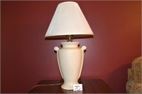 Ceramic Lamp - made to Look Old Vintage Inspired