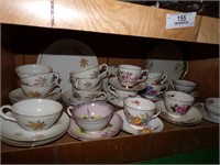 SEVERAL CHINA CUPS & SAUCERS