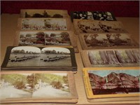 LARGE SELECTION OF ANTIQUE STEREOSCOPE CARDS