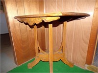 ANTIQUE EAST LAKE TABLE IS 28" X 22" X 29" TALL