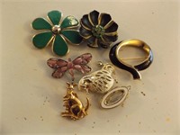ANIMAL & OTHER VINTAGE BROACHES