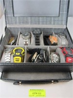 12 Watches Sold As 1 Lot Swiss Military, 2 Bugle B