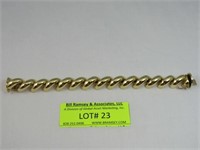 14 K Yellow Gold Italian 7.5" Bracelet 32 Grams