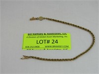 14 K Gold Filled Bracelet 8.5"