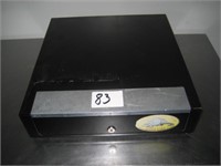 Black standard duty cash drawer