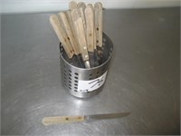 Lot of 14 Knife and Stainless Holder All one Bid
