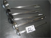 Lot of 5 Stainless Ladles