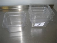 Lot of 4 Food Containers