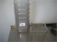 Lot of 7 Food Containers