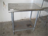 Stainless Prep Table 36"