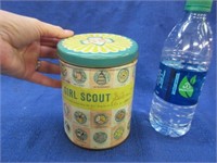vintage girl scout cookie tin