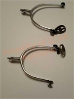 Best Victorian Silver Spurs with Buckle