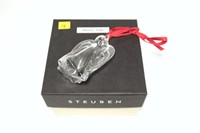 Steuben Angel ornament No. 9147, with bag and box