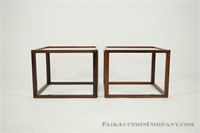 Pair of Rare Kai Kristiansen Rosewood End Tables