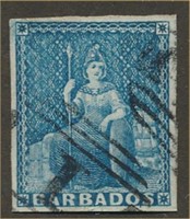 BARBADOS #6 USED VF