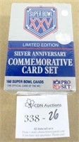 Super Bowl XXV Limited Edition Card Set