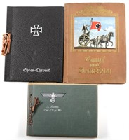 WWII GERMAN PHOTO ALBUM AND BOOK MIXED LOT
