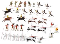 LOT OF BRITAINS FIGURES CAVALIERS AND SOLDIERS