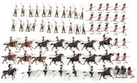 BIG LOT OF BRITAINS FIGURES SOLDIERS AND CAVALIERS
