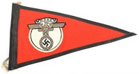 WWII GERMAN NSKK CAR PENNANT
