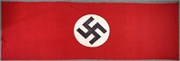 WWII LARGE GERMAN POLITICAL BANNER FLAG