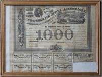CIVIL WAR CONFEDERATE $1000 BEARER BOND
