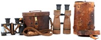 WWI US MILITARY BINOCULARS WITH CASE LOT OF 2