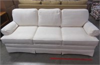 vintage square front 7ft sofa (off white)