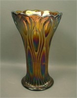 Millersburg Amethyst Tulip Scroll Squatty Vase.