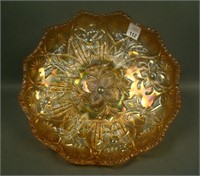 Millersburg Marigold Fleur de Lis Large ICS Bowl.