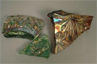 Lot Including Three Pieces of Millersburg Shards