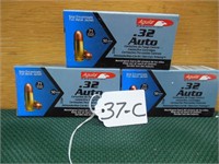 10 Boxes Aguila 32 Auto Ammunition 50/box (Choice)