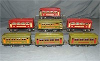 7 Lionel 620 Series Passenger Cars