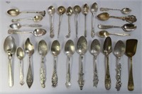25 Collectible Spoons, including 17 that are Sterl