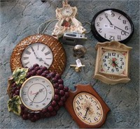 Lot of Miscellaneous Clocks