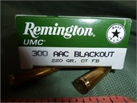 Remington UMC 300AAC Blackout Ammunition - 20rds