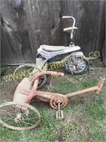 Antique tricycle parts